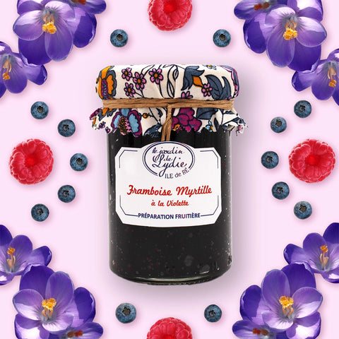Framboise Myrtille Violette - Préparation fruitière bio