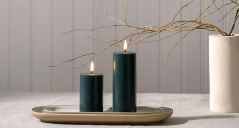 Bougie LED - Olive